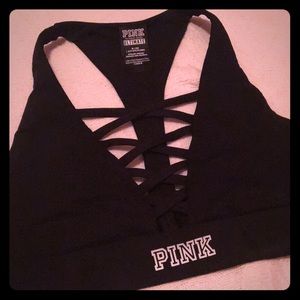 Adorable PINK sports bra (worn once)